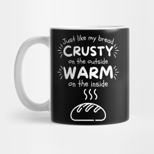 Crusty Baker: Funny Bread & Baking Humor Mug